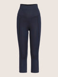 High waisted midi corset cut leggings