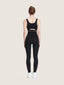 Legging ceinture large et détail coutures
