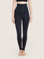 Legging ceinture large et détail coutures