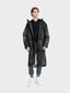 Unisex hi tec zip adjustable ripstop long transparent windbreaker