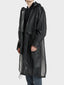 Unisex hi tec zip adjustable ripstop long transparent windbreaker
