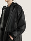 Unisex hi tec zip adjustable ripstop long transparent windbreaker