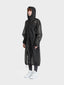 Unisex hi tec zip adjustable ripstop long transparent windbreaker