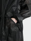 Unisex hi tec zip adjustable ripstop long transparent windbreaker
