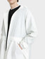 Unisex zip adjustable ripstop long windbreaker