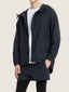 Zip stretch taffeta adjustable windbreaker