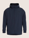 Zip stretch taffeta adjustable windbreaker