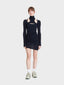 Three piece cotton knit mini dress | Ernest Leoty
