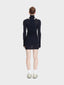 Three piece cotton knit mini dress | Ernest Leoty