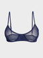 Soutien-gorge en mesh échancré