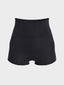 Mini short taille haute détail coutures