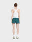 Unisex running ripstop shorts zip pockets