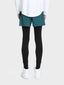 Unisex running ripstop shorts zip pockets