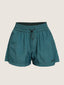 Unisex running ripstop shorts zip pockets