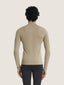High collar zip soft men sport top