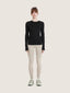 Long sleeve corset cut t-shirt