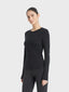 Long sleeve corset bra cut t-shirt