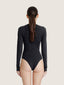 Corset bra cut soft cotton long sleeve bodysuit | Ernest Leoty