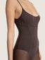 Body en coton ultra doux avec découpes corset
