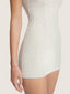 Combinaison robe-short avec découpes corset