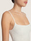 Combinaison robe-short avec découpes corset