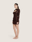Long sleeve hood cotton knit micro crop top | Ernest Leoty