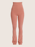 Flare cut soft cotton leggings
