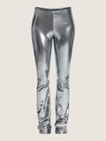 Shinny sexy flare cut leggings