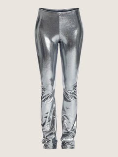 Legging sexy lamé à coupe évasée