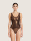 Shinny athletic one piece swimsuit with open back | Ernest Leoty