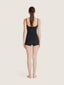 Corset style one piece fitted swim skorts | Ernest Leoty