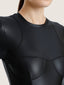 Corset bra cut long sleeves one piece bathing suit | Ernest Leoty