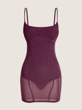 Swim mesh dress