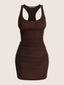 Cotton knit mini tank dress | Ernest Leoty