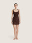 Cotton knit mini tank dress | Ernest Leoty