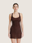 Cotton knit mini tank dress | Ernest Leoty