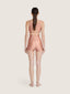 Mini short taille haute détail coutures