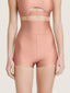 Mini short taille haute détail coutures