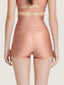 Mini short taille haute détail coutures