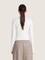 Corset bra cut soft cotton long sleeve t shirt | Ernest Leoty