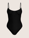 Minimal cut corset body ou maillot