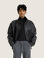 Oversize unisex leather jacket | Ernest Leoty