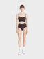 Mesh high waisted briefs