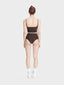 Mesh high waisted briefs