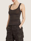 Knit wool tank top | Ernest Leoty