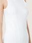 Hooded corset cut cotton tank top