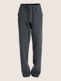 Unisex boiled wool jogg pants