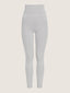 Legging taille large à surpiqûres style corset