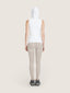 Hooded corset cut cotton tank top