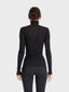 Long sleeve turtle neck cotton knit top